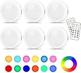Cadrim RGB Schrankleuchten mit 2 Fernbedienung,LED Schrankbeleuchtung...