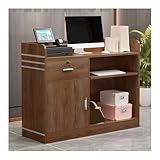 ZHENGQIAN Empfangstheke,Empfangstresen,Rezeptionstresen mit offenem...