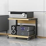 Hifi Regal Audio Rack,2-stufiges AV-Medienständer mit...