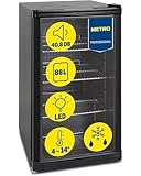 METRO Professional Mini-Kühlschrank GPC1088, 88 L, 1.052 kWh/24h, 3...