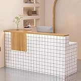 Rezeptionstresen für Schönheitssalons mit Stauraum, moderner...