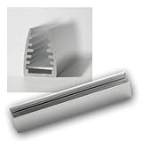 world-trading-net LED Alu-Glaskanten-Profil eloxiert 7cm zugeschn.