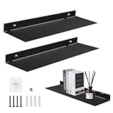 Regal Ohne Bohren Badezimmer,Kleines Wandregal 2er-Set 25 × 10 Cm...