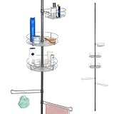 bremermann Teleskop-Badregal, 3 Körbe, 2 Handtuchstangen,...