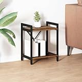 HETFTJN Bücherregal Altholz 40 x 30 x 48,5 cm Holzwerkstoff mit...