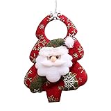 Tree Toy Santa hängendes Geschenk Weihnachtsdekoration Tür...