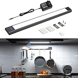 WOBANE Unterbauleuchte küche LED Dimmbar,Heller Lichtleiste mit...