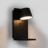 B·LED BARCELONA LED BASKOP Wandleuchte zum Lesen mit USB-Anschluss...