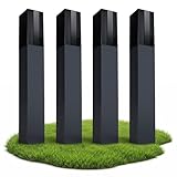 linovum BOSEA-A 4x Wegeleuchten Außen anthrazit eckig - Pollerleuchte...