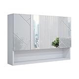 Vicco Spiegelschrank Badspiegel Wandspiegel Irma 80 cm modern...