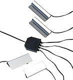 Lunartec Glasbeleuchtung: LED-Glasbodenbeleuchtung: 4 Klammern mit 12...