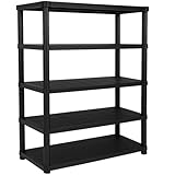 Ondis24 Kunststoffregal anthrazit 120 x 40 x 180 cm – Schwerlast...