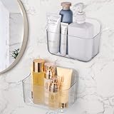 2Pcs Duschablage Ohne Bohren, Acryl Badezimmer Organizer Kleberegal,...