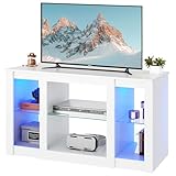 WLIVE TV Schrank LED für Fernseher bis zu 43 Zoll, 100 x 40 x 56 cm,...