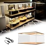 Acryl Vitrine Lange Acrylvitrine für Figuren, Beleuchtete...