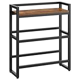 HOOBRO Getränkekistenregal 3-stöckiges für 4 Kisten,...