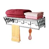 QHYXT Handtuchhalter für Bad und Küche Faltbarer Handtuchhalter 304...