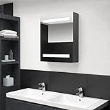 LED Bad Spiegelschrank Spiegel mit Beleuchtung Schrank, Wandschrank...