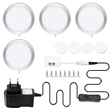 kioooki LED Unterbauleuchten, Unterbauleuchte Küche Led, Warmweiß...