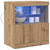 vidaXL Modernes Buffet Sideboard In Artisan Eiche | Holzwerkstoff...