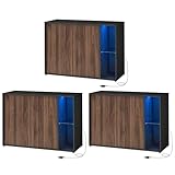 SONGMICS HOME Superschnelle werkzeuglose Montage, Sideboard mit...