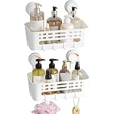 Lifewit Saugnapf Badregal, Duschablage Ohne Bohren, Kunststoff Bad...