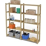 Lenmar Serie B Holzregal, Kiefer, Holz, Hellbeige, B-02 170 x170 x 30...