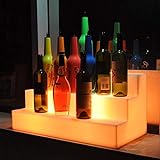 LED Beleuchteter Alkohol-Flasche Display Home Bar Flaschenregal...