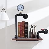 FROPIJ Wandregal Vintage & Schweberegal Industrial - Bücherregal aus...