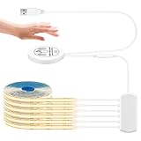 HOTUT COB LED Streifen, 6 Rollen 1M COB LED Strip Set mit Berühren...