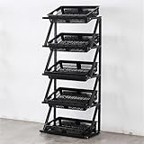 Kommerzielles Regal mit Körben für Supermarkt, Küche, Büro