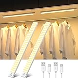 Schrankbeleuchtung LED 2Stück, 43.5CM LED Unterbauleuchte Küche,...