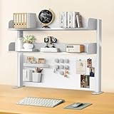 LEDBEL 100cm Klemmbare Schreibtisch Organizer, 3-Lagiges übergroßes...