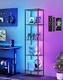 OUTONLIFE RGB Stehlampe mit Regal, Dimmbar, Touch & APP &...