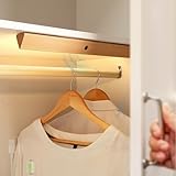 TZSMUM LED Unterbauleuchte Wandlampe Holz Indoor mit Bewegungsmelder...