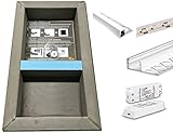 slotfix® Wandnische + LED Beleuchtung Set - befliesbare Wandnische...