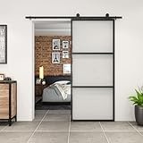 HS-Loft Glas | Glasschiebetür mit umlaufendem schwarzen Stahlrahmen...