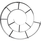 Kare Design Wandregal Snail, Silber, 75cm Durchmesser, Bücherregal,...