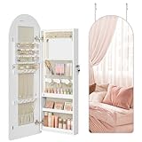 SONGMICS Schmuckschrank, Spiegelschrank, Schmuck-Organizer mit...