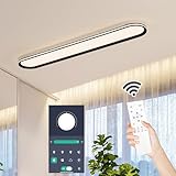 Dimmable Metal LED Ceiling Light,Slim,4Ft Edge Lit - 65W Full Spectrum...