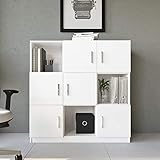 Yurudesign Vario G Office Ordnerschrank Bücherregal Weiß