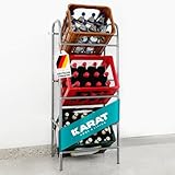 KARAT Kisten Aufbewahrung für 3 Kästen Getränkekistenregal,...