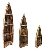Oriental Galerie Bootsregal Regal im Boots-Design Holzregal Standregal...