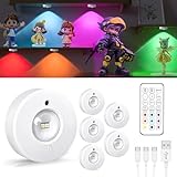 USB Aufladbar LED Spots Akku, Schrankbeleuchtung Kabellos mit...