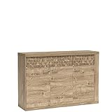 Marmex Natural N8 - Dreitürige Kommode mit Zwei Schubladen; im...