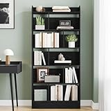 Hzuaneri Bücherschrank, Bücherregal, mit 6 Fächern,...
