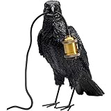 Kare Design Tischleuchte Animal Crow, Schwarz, (H/B/T) 34x14x31cm
