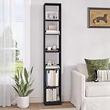 Hzuaneri Bücherregal, 6-Tier Bücherschrank, Würfelregal, Modernes...