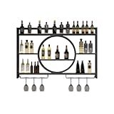 Industrielles, an der Wand montiertes Präsentationsregal mit...