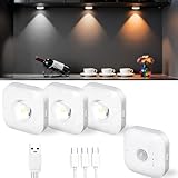 AVANLO Vitrinenbeleuchtung mit Fernbedienung Kabellos, 3 Stück...